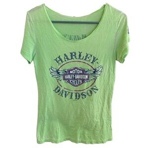 Harley Davidson Mann’s Columbus Indiana Tee Shirt Women’s